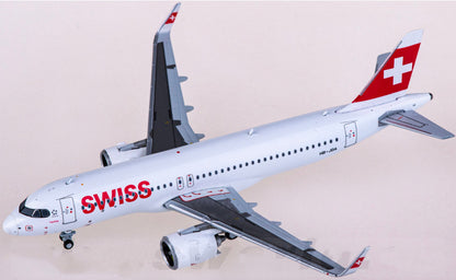 1:400 JC Wings SWISS AIRBUS A320neo Passenger Airplane Diecast Aircraft Model