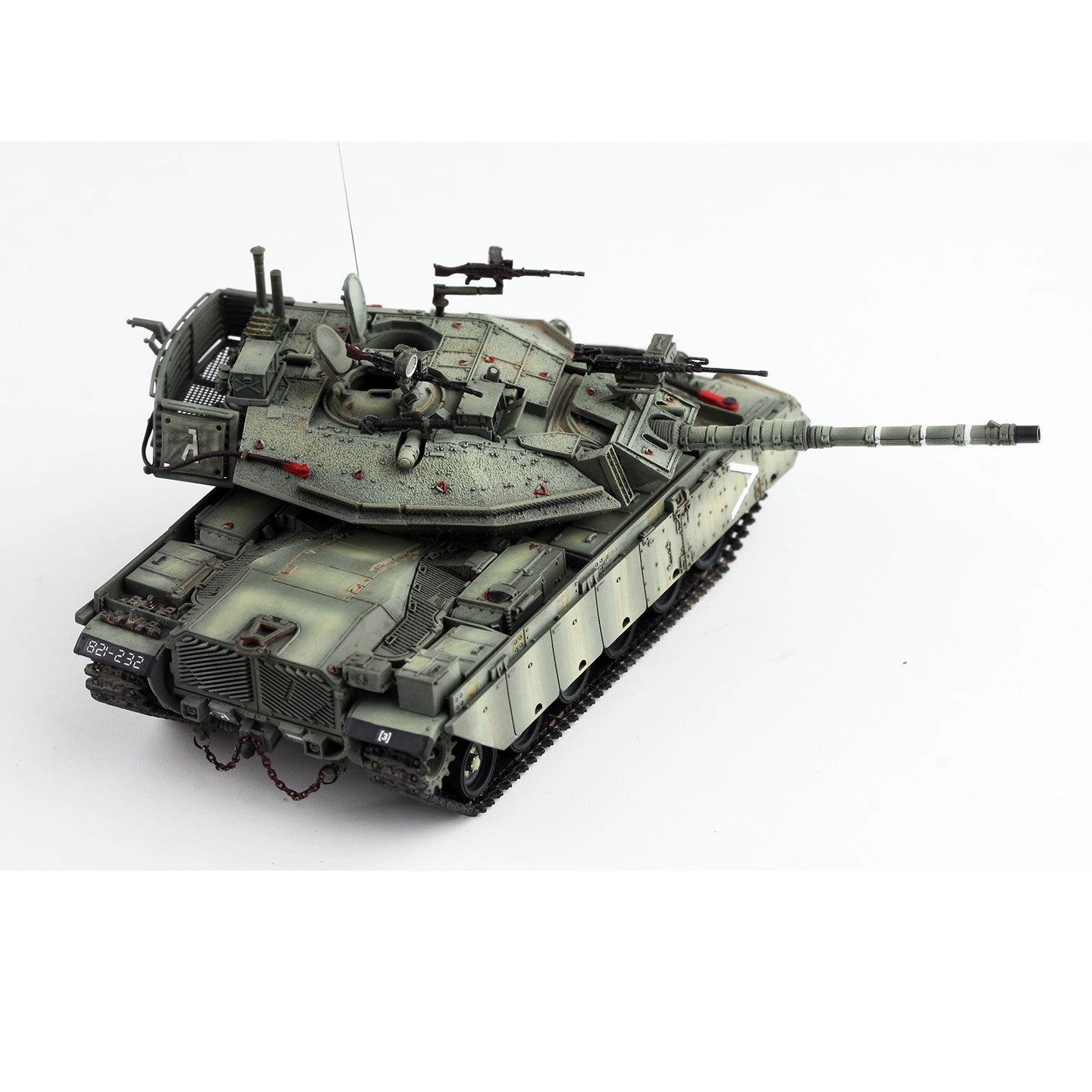 88MODEL 1/72 Israeli Magach 6B GAL BATASH Main Battle Tank Finished Model