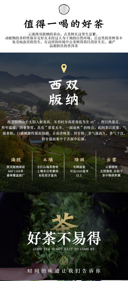357g High Quality Yunnan Pu-erh Raw Tea Raw Tea Cake Healthy Drink