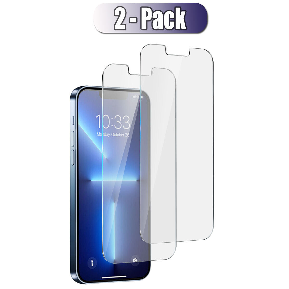 For Apple iPhone 13/13 Pro/13 Pro Max Tempered Glass Clear Screen Protector