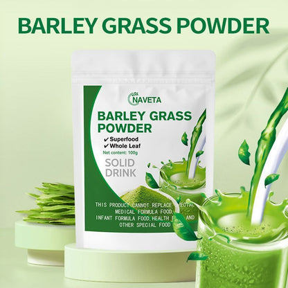 100g Organic Barley Grass Green Juice Powder Genuine Barley Powder Dietary Fiber