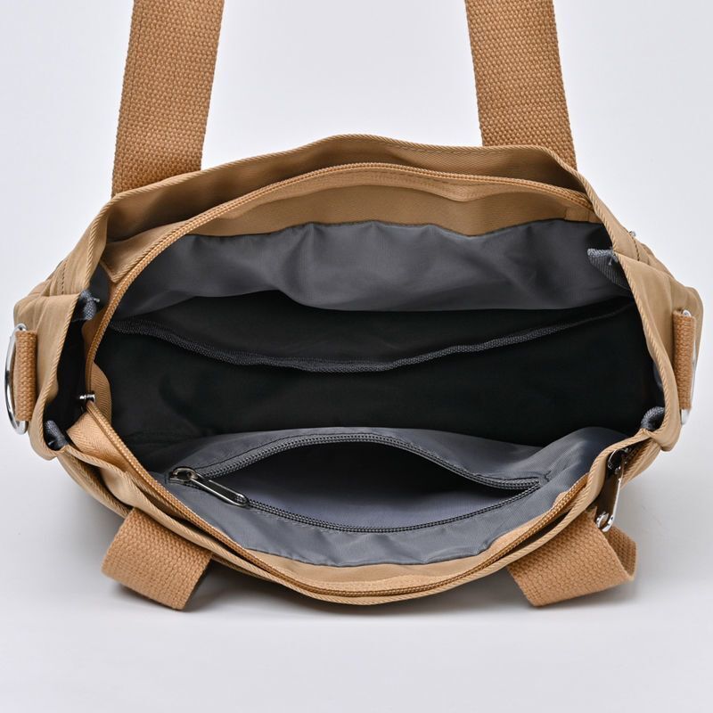 Canvas Bag High-capacity Nylon Messenger Purse Handbag Polyester Shoulder Pouch
