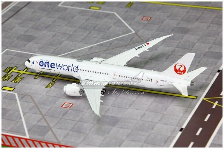 1:400 JC Wings JAPAN AIRLINES Oneworld BOEING 787-9 Airplane Diecast Plane Model