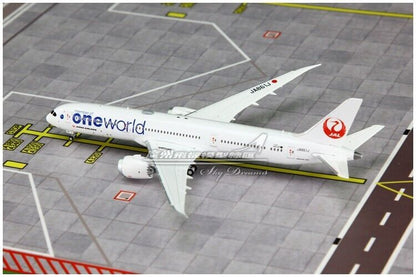 1:400 JC Wings JAPAN AIRLINES Oneworld BOEING 787-9 Airplane Diecast Plane Model