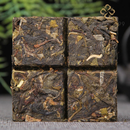 36G Raw Puer 2025 Mini Brick Banzhang Green Brick Yunnan Honey Aromatic Tea -