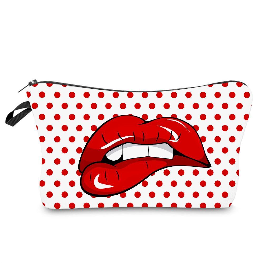Leopard Printed Cosmetics Organizer Bag Storage Waterproof Makeup Purse Travel