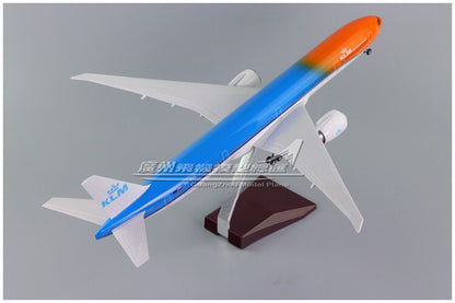 1:157 47CM KLM BOEING 777-300ER Plane Airplane Landing Gear Resin Aircraft Model