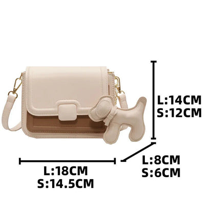 Shoulder Bag Beige Women´s Wallets Crossbody Bags Pendant Ladies Handbags