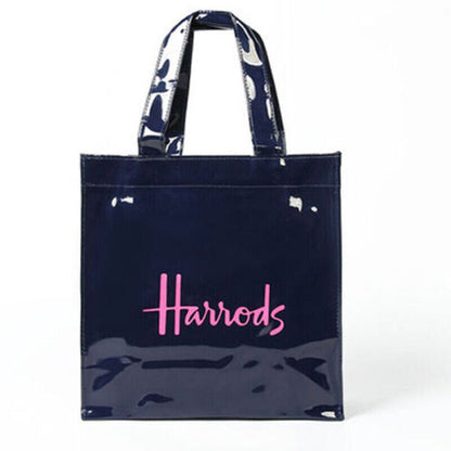 Harrods London Girls Shopper PVC Tote Bag Top-handle Casual Shopping Handbag