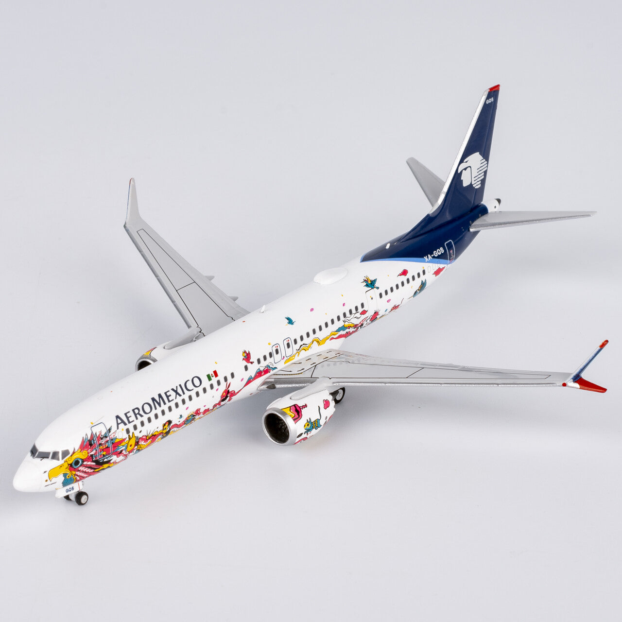 1:400 NGmodels Aeroméxico B737 MAX 9 Passenger Airplane Diecast Plane Model