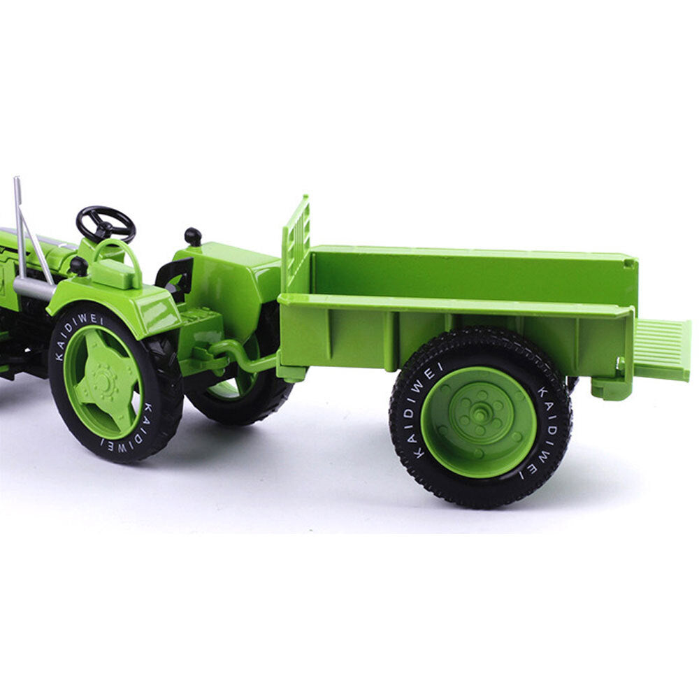 Farm Tractor Toy with Trailer Diecast Farm Vehicle Model Car Toys for Boys Green