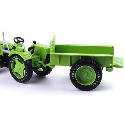 Farm Tractor Toy with Trailer Diecast Farm Vehicle Model Car Toys for Boys Green