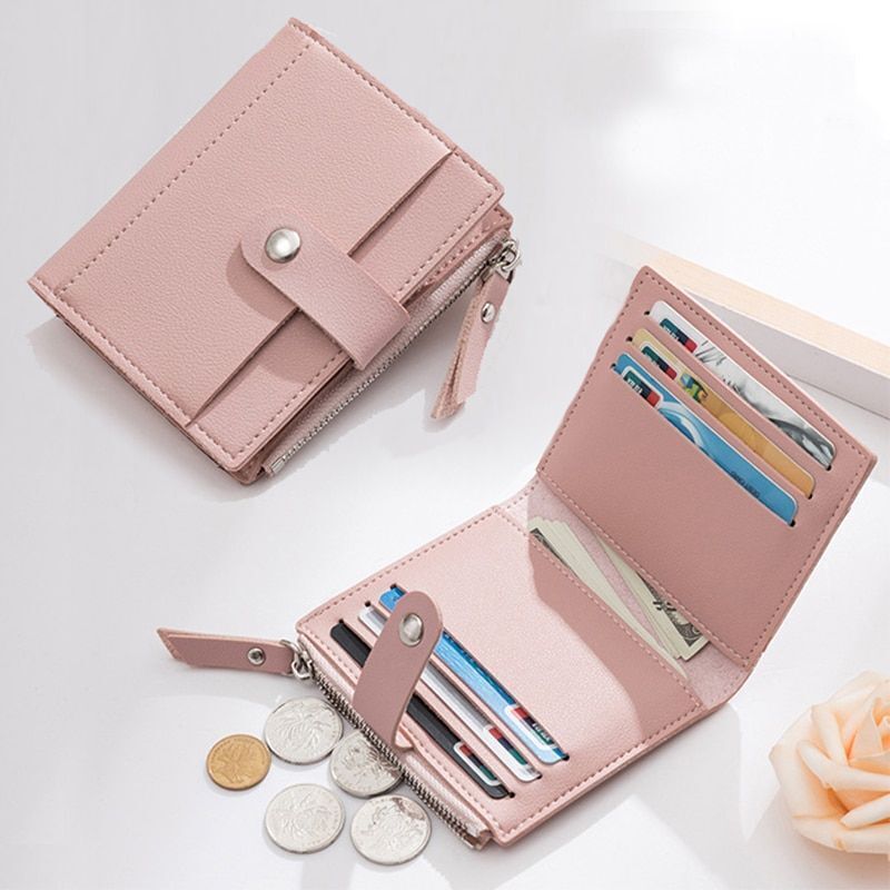 Wallet Women Luxury Fashion Purse Solid Cute Small Wallet Clutch Accessories 1PC