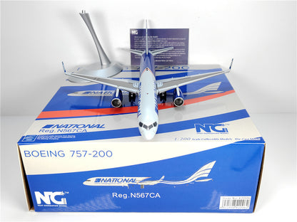 1:200 NG Model NATTONAL B757-200 Passenger Airplane Diecast Aircraft Model