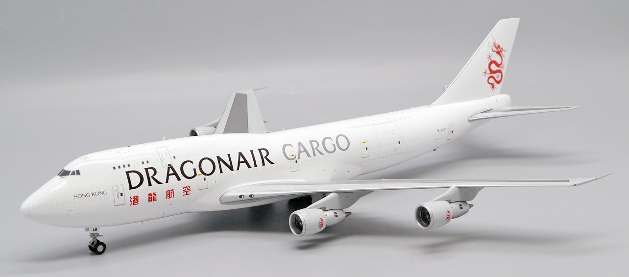 1:200 JC Wings Dragonair Cargo BOEING B747-300 Airplane Diecast Aircraft Model