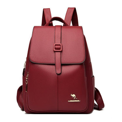 Summer Leather Backpacks Shoulder Bags Traveling Purse School Bags 1 PC Backpack