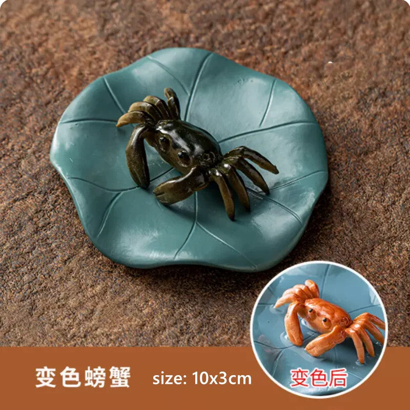 Fruit Model Color-changing Tea Pet Creative Resin Tea Table Decoration CutePot