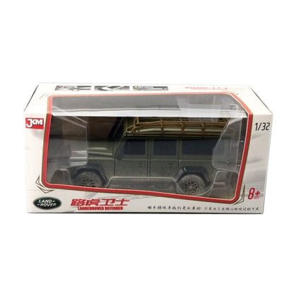 1:32 Diecast 2010 Land Rover Defender Metal Car Model Toy Door Open Sound Light
