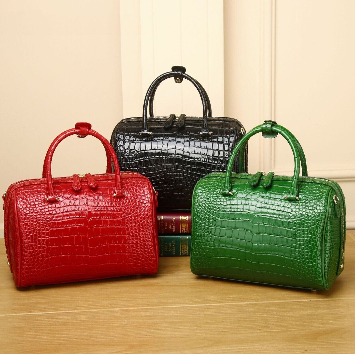 crocodile belly pattern handbag, top cow leather wedding bag shoulder pillow bag