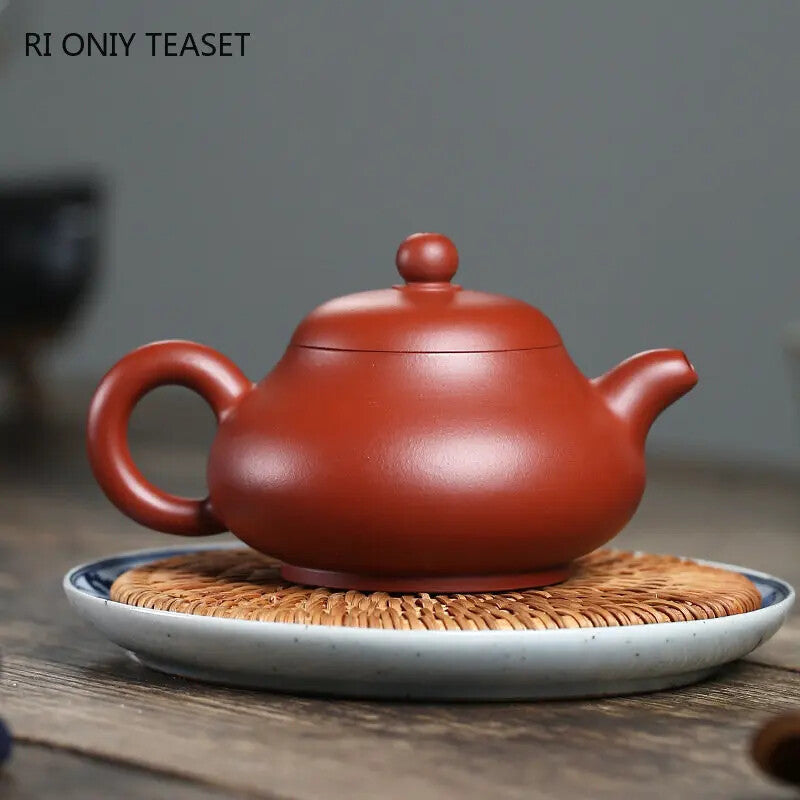 150ml Chinese Yixing Purple Clay Teapots Raw Ore Dahongpao Handmade Tea Pot