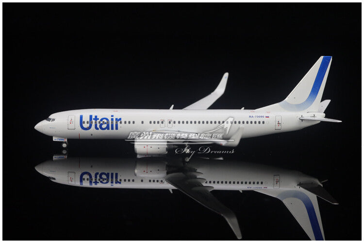 1:400 GeminiJets Utair BOEING B737-800W Airplane Diecast Plane Aircraft Model