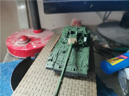 3D Printed 1/72 Russian Project 195 Tank Finished Product