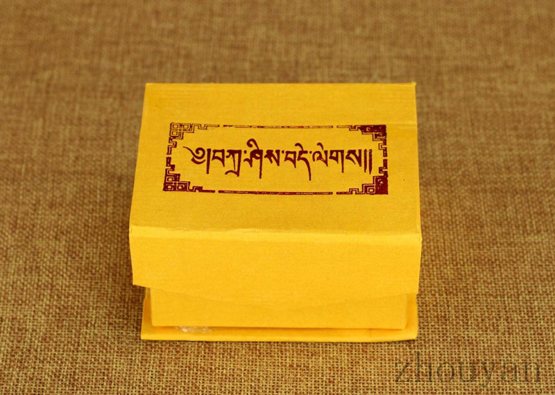 BLESSED TIBETAN BUDDHA GOLD GILT BUDDHISM STATUE / GIFT BOX VAJRASATTVA SEMPA