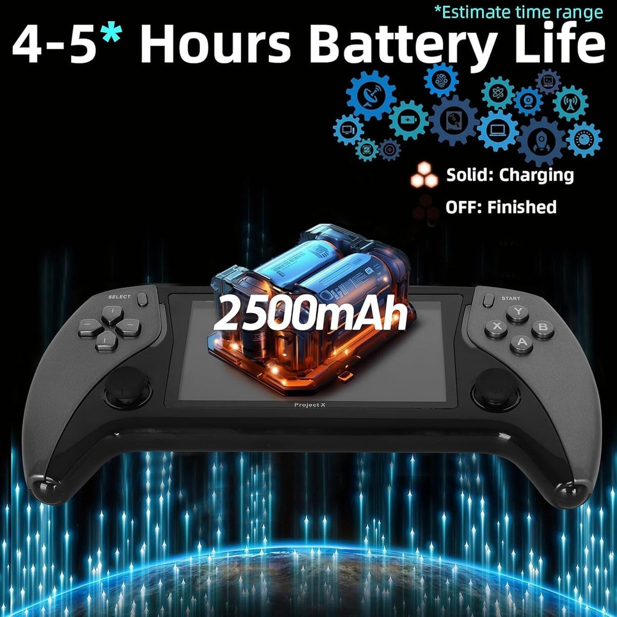 Portable Handheld Retro Video Gaming Console Pre-Installed Emulator System