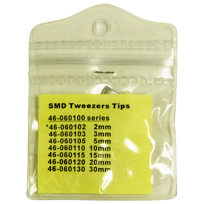15mm Tweezer Tips for XYtronic SMD Soldering/Desoldering Tweezers 46-060115