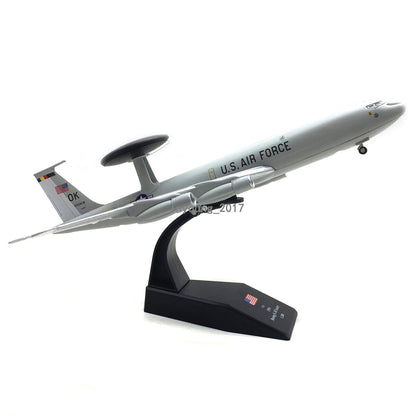 1/200 Boeing E-3 Sentry AWACS Airplane Model Diecast Military Aircraft Model