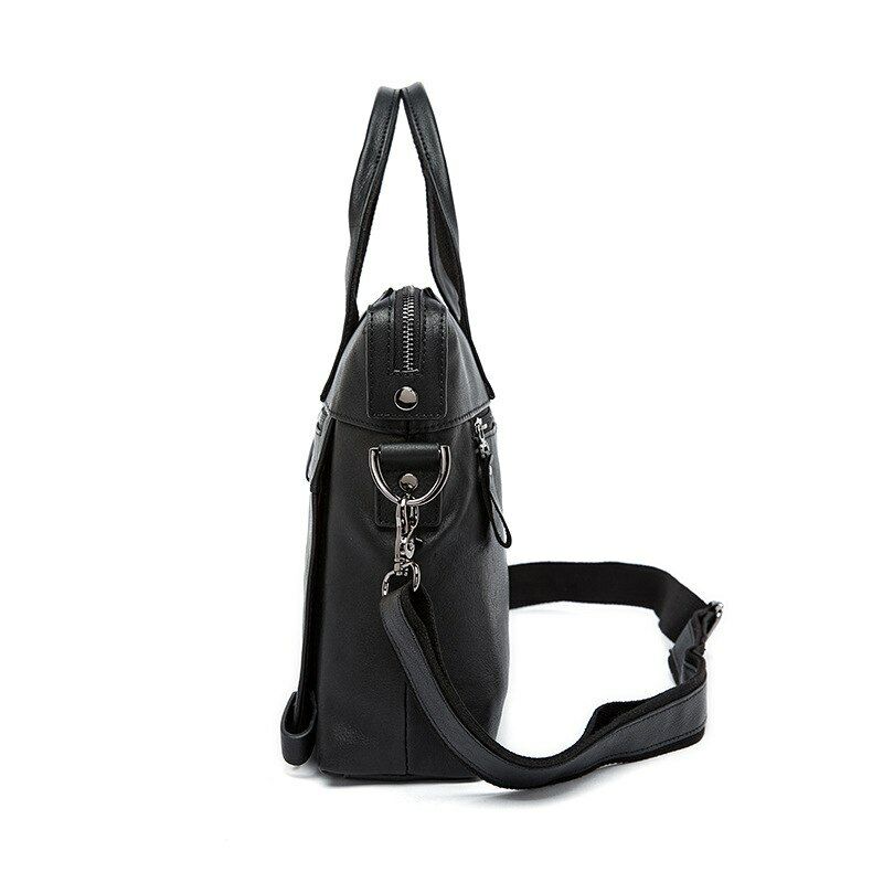 Shoulder Bag Messenger Crossbody Bags Men's PU Leather Handbag Briefcase Laptop