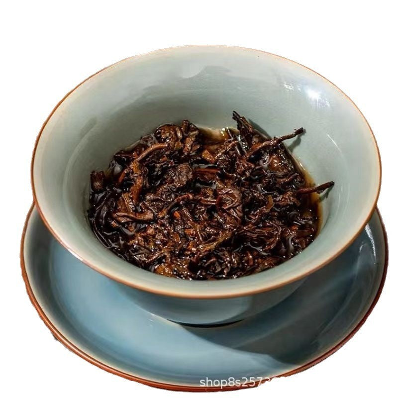 357g Authentic Yunnan Menghai Ancient Tree Royal Court Pu'er Tea Ripe Tea Cake