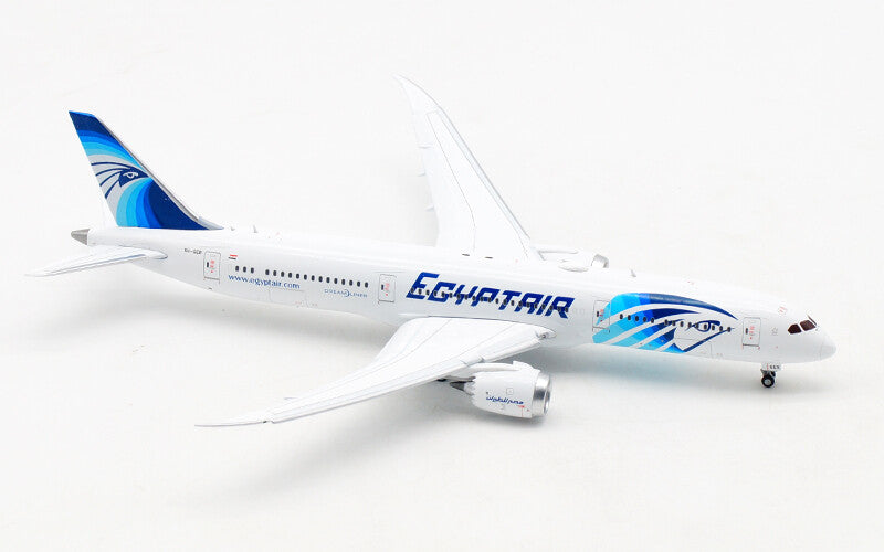 JC Wings EGYPTAIR for BOEING 787-9 SU-GER Flaps Down 1/400 diecast plane model