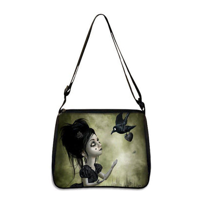 Gothic Skull Women's Bags Large Handbags Messenger Bag Ladies Shoulder Bags 1PC