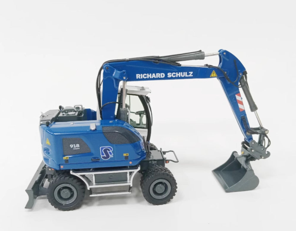 1:50 NZG LIEBHERR A918 Wheeled Excavator RICHARD SCHULZ Machine Diecast Model