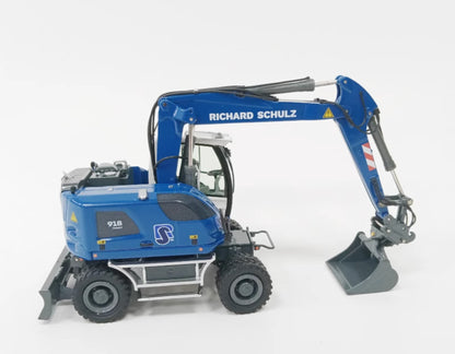 1:50 NZG LIEBHERR A918 Wheeled Excavator RICHARD SCHULZ Machine Diecast Model