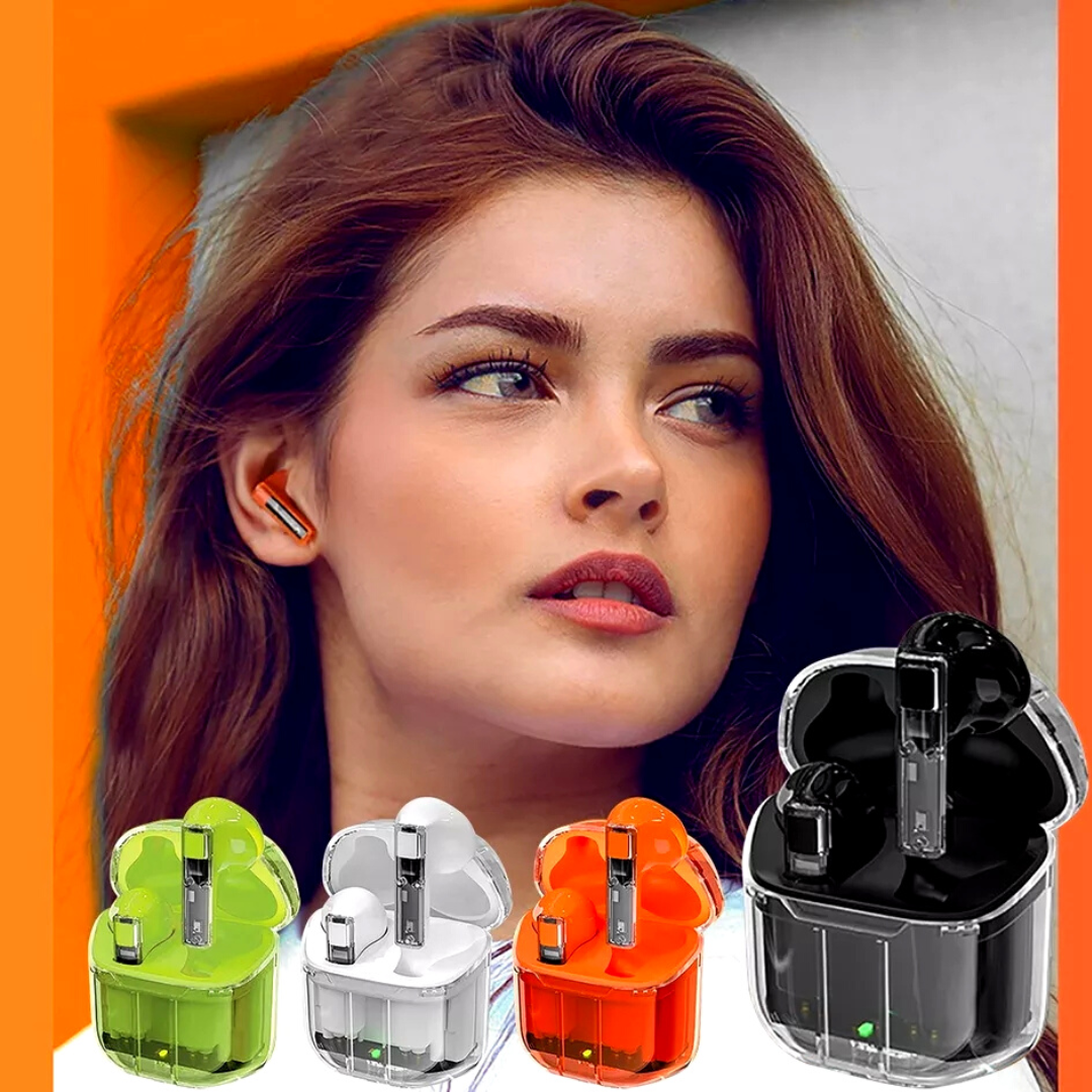 Premium Wireless Bluetooth 5.3 Sport Earbuds w/ Noise Cancel, Charging Case