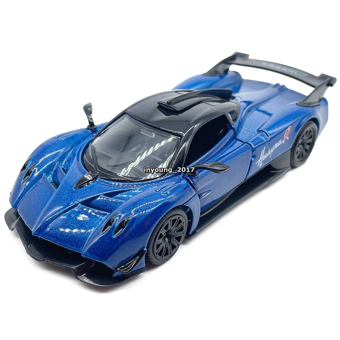 1/36 Pagani Huayra R Model Car Diecast Toy Cars Toys for Boys Kids Gifts Blue