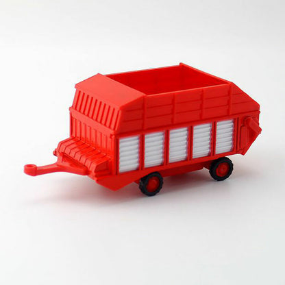 Farm Tractor Front Harvester with Trailer Diecast Farm Vehicle Metal Model Car