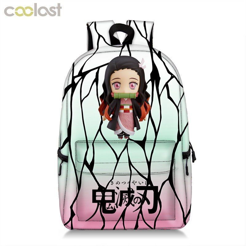 Backpack Waterproof Student School Bag Bookbag Cosplay Travel Fashion Red Purple