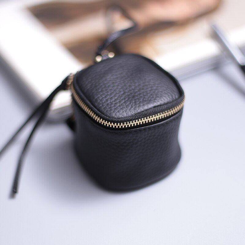 Leather Cosmetic Bag Fashion Case Makeup Bag Clutch Mini Bag Pouch 8*8*7.5 CM