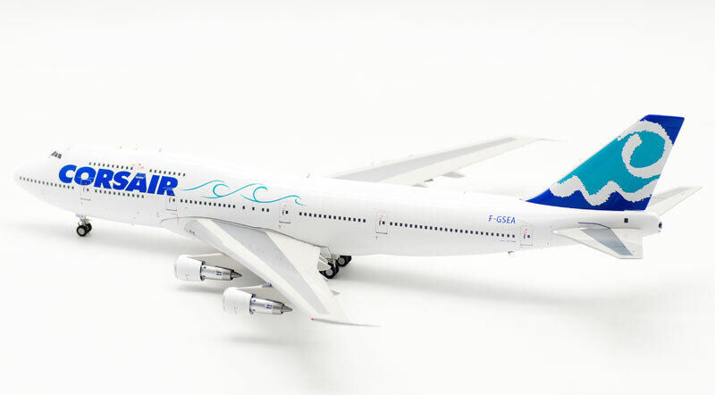 1:200 35cm JC Wings CORSAIR BOEING 747-300 Passenger Airplane Diecast Model