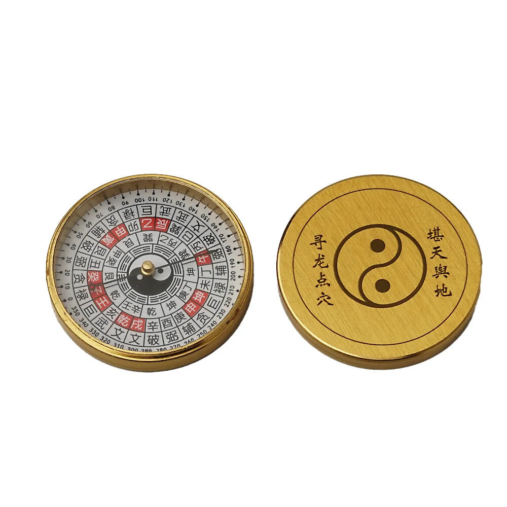 1.73 In Compass Brass Sensitivity House Feng Shui Magnetic Needle Decoration