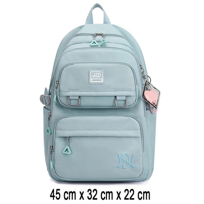 Girl Children Backpack School Bag Back Pack Pink Kid Child Schoolbag Class Kit