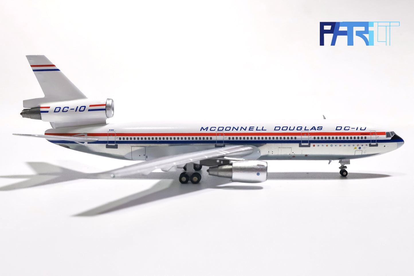 1:400 Patriot MCDONNELL DOUGLAS DC-10 Passenger Airplane Diecast Aircraft Model