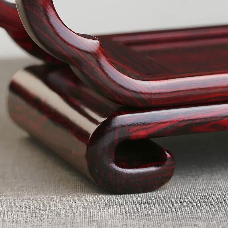 Rosewood Display Stand Shelf Rack Vase Art Pot Bonsai Statue Zen Decor