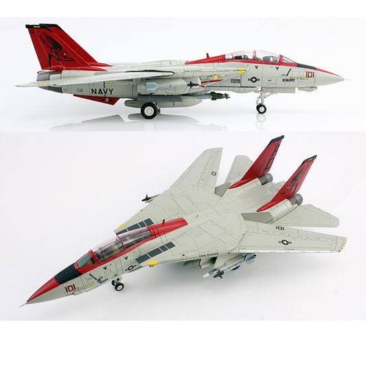 HM 1/72 US F-14B F14 Male Cat Fighter VF-101 Death Squadron Model