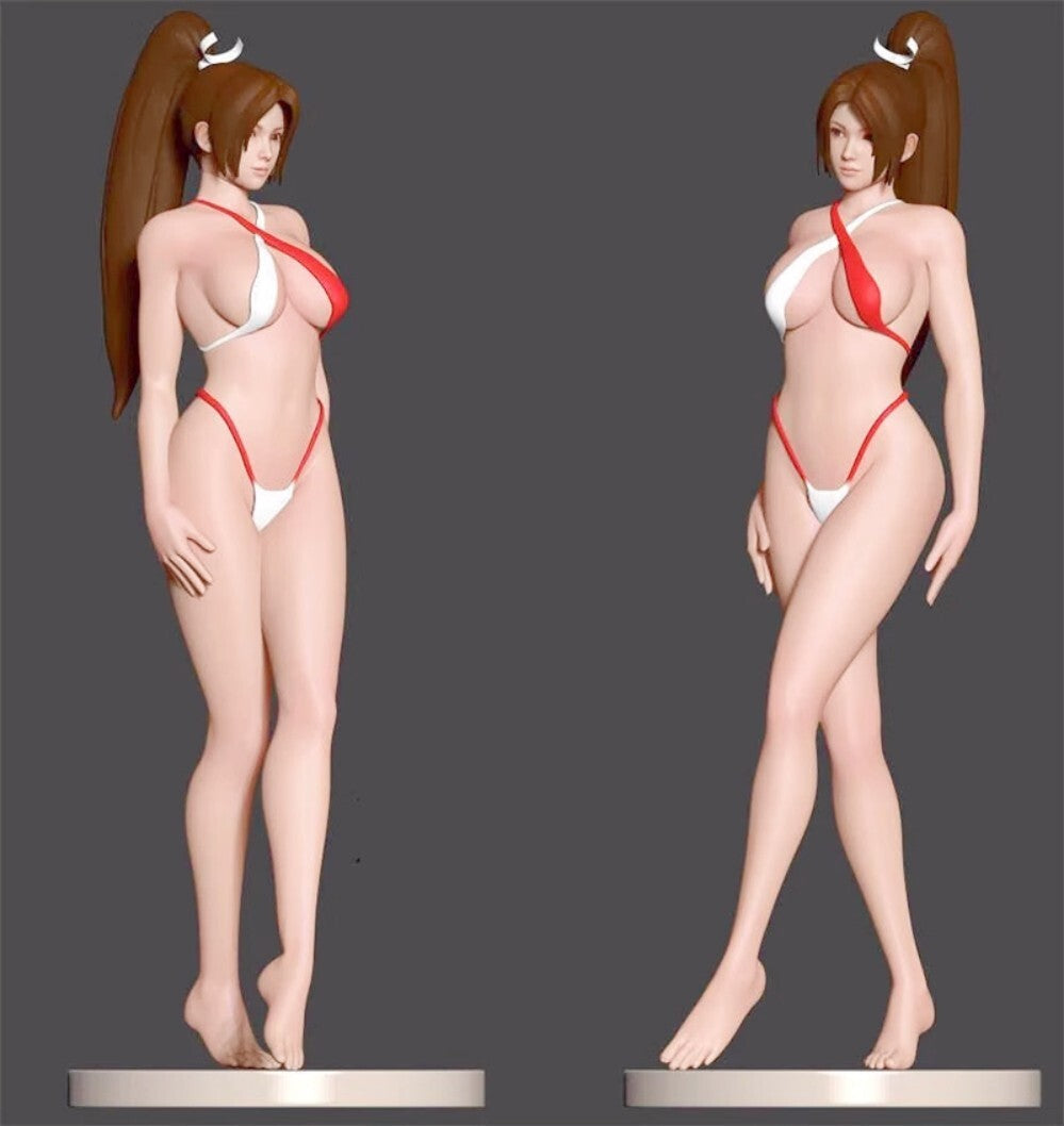 1/24 resin figure model kit Bikini King Woman Unpainted Unassembled