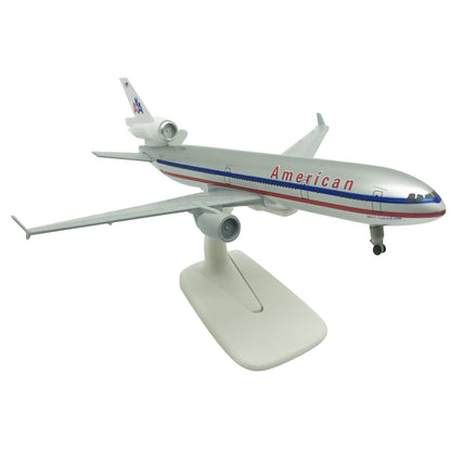 1:400 American MD-11 Airplane Alloy Model Souvenir Static Display with Stand H