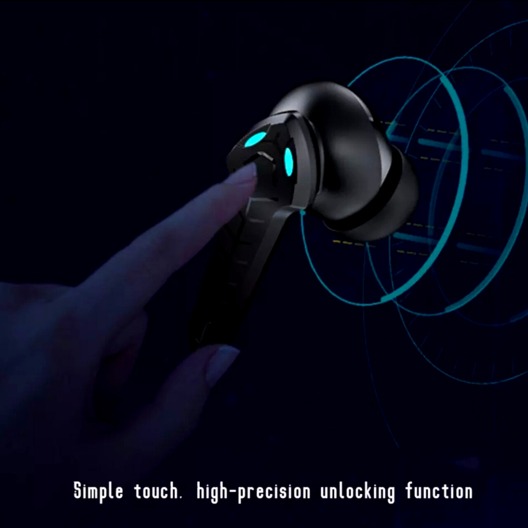 Headphones Wireless Earbuds Bluetooth Headset True Black in ear Dual Gaming US*
